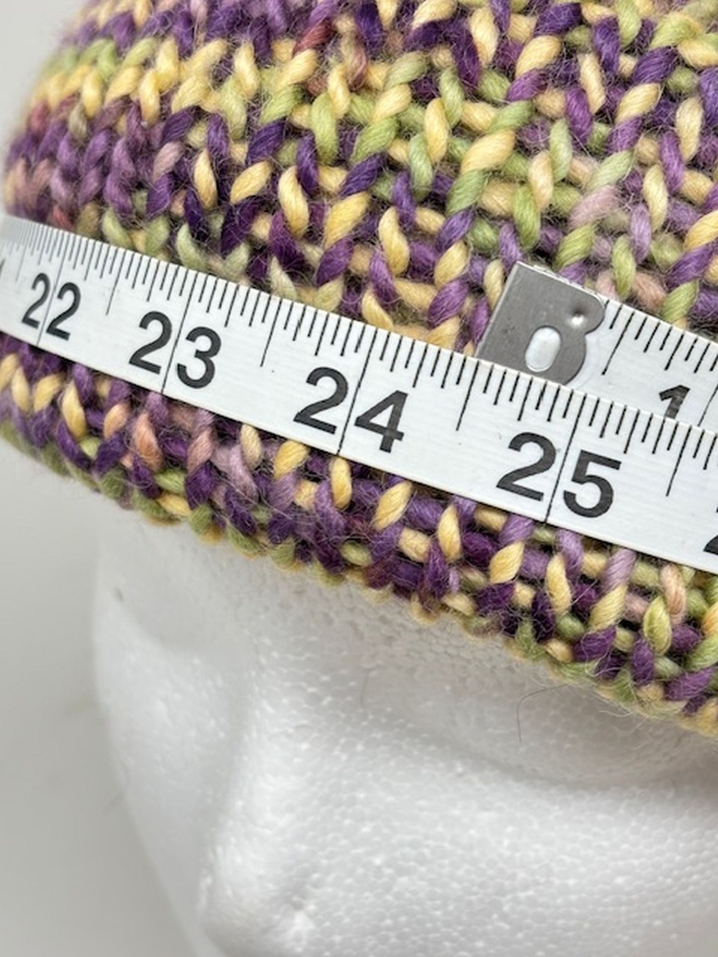 Beanie, Suri Alpaca and Wool Blend, Double Thick Reversible Winter Hat with Brim