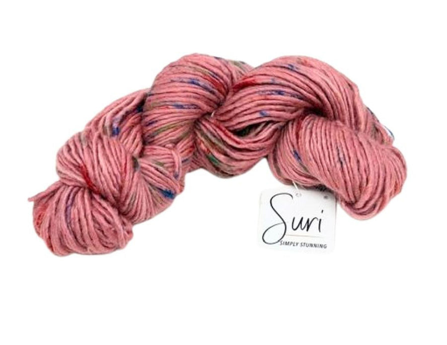 Suri Singles Alpaca Wool Blend Yarn – Hand Dyed Speckled Aran Weight
