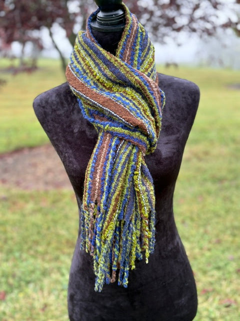 Boho Alpaca Scarf, 100% Alpaca