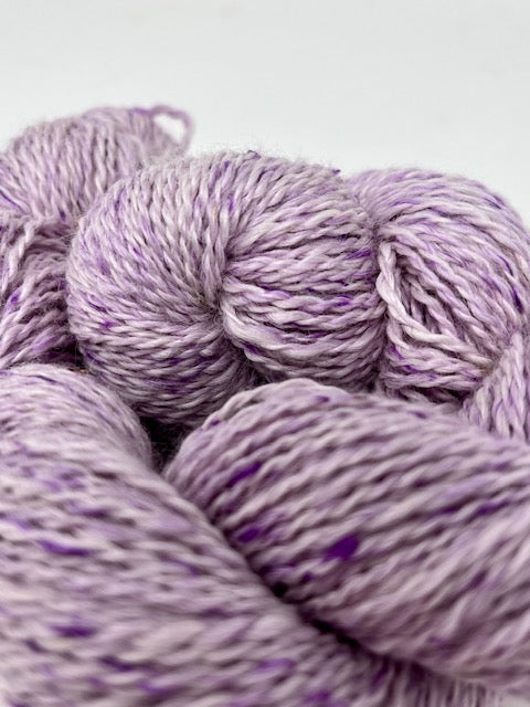 Suri Alpaca Blend Yarn – Lavender, by Megahertz & Bocelli, 2 Ply DK Weight