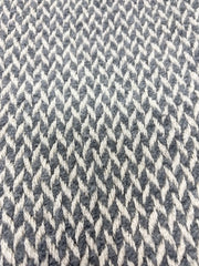 Alpaca and Cotton Throw, Chevron Weave Blanket, USA Made