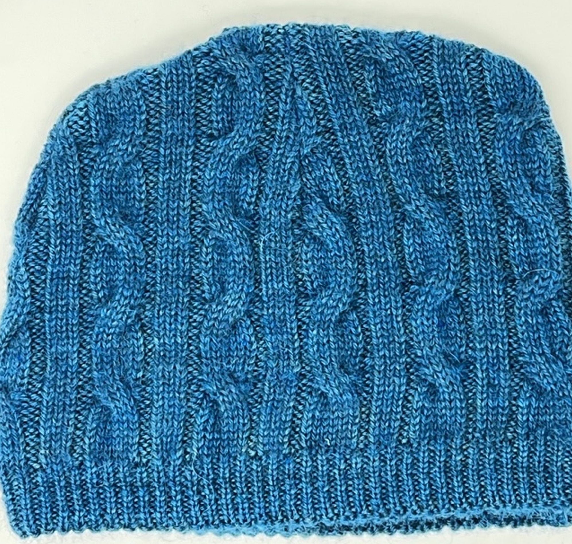Alpaca Beanie Cable Design-2PointFarmAlpacas