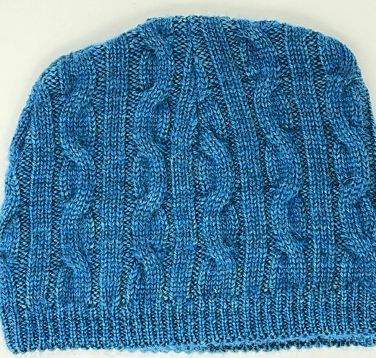 Alpaca Beanie Cable Design