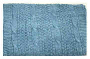 100% Suri Alpaca Knit Scarf, Cabled Design