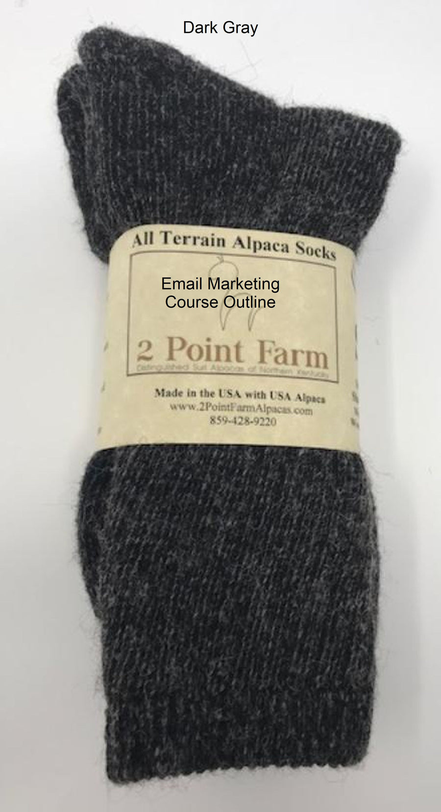 Alpaca All Season Crew Socks-2PointFarmAlpacas