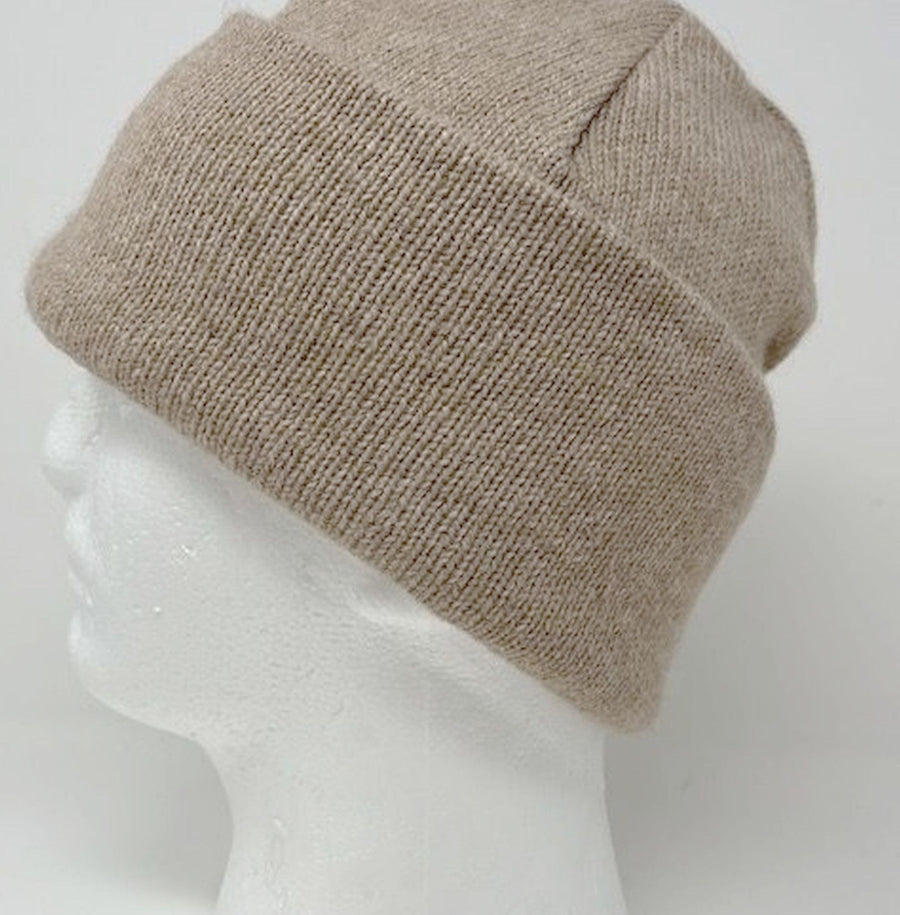Lined Alpaca Beanie-2PointFarmAlpacas