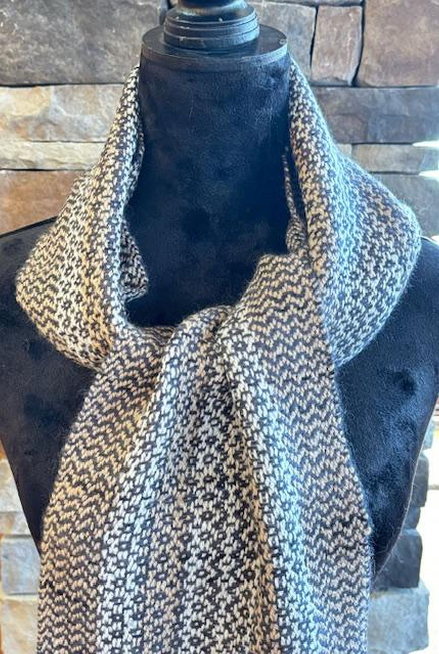 Handwoven Suri Alpaca Scarf: Gift Ready