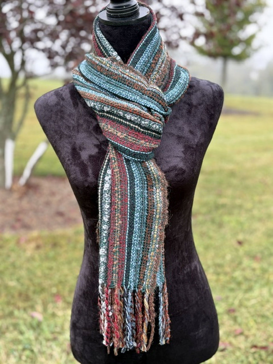 Boho Alpaca Scarf, 100% Alpaca