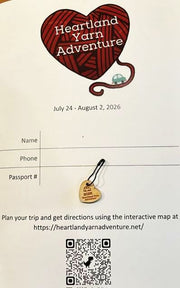 Heartland Yarn Adventure Passport & Stitch Marker