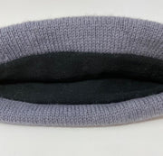 On Sale: LIned Alpaca Beanie in Slate Gray - Minor Cosmetic Flaw