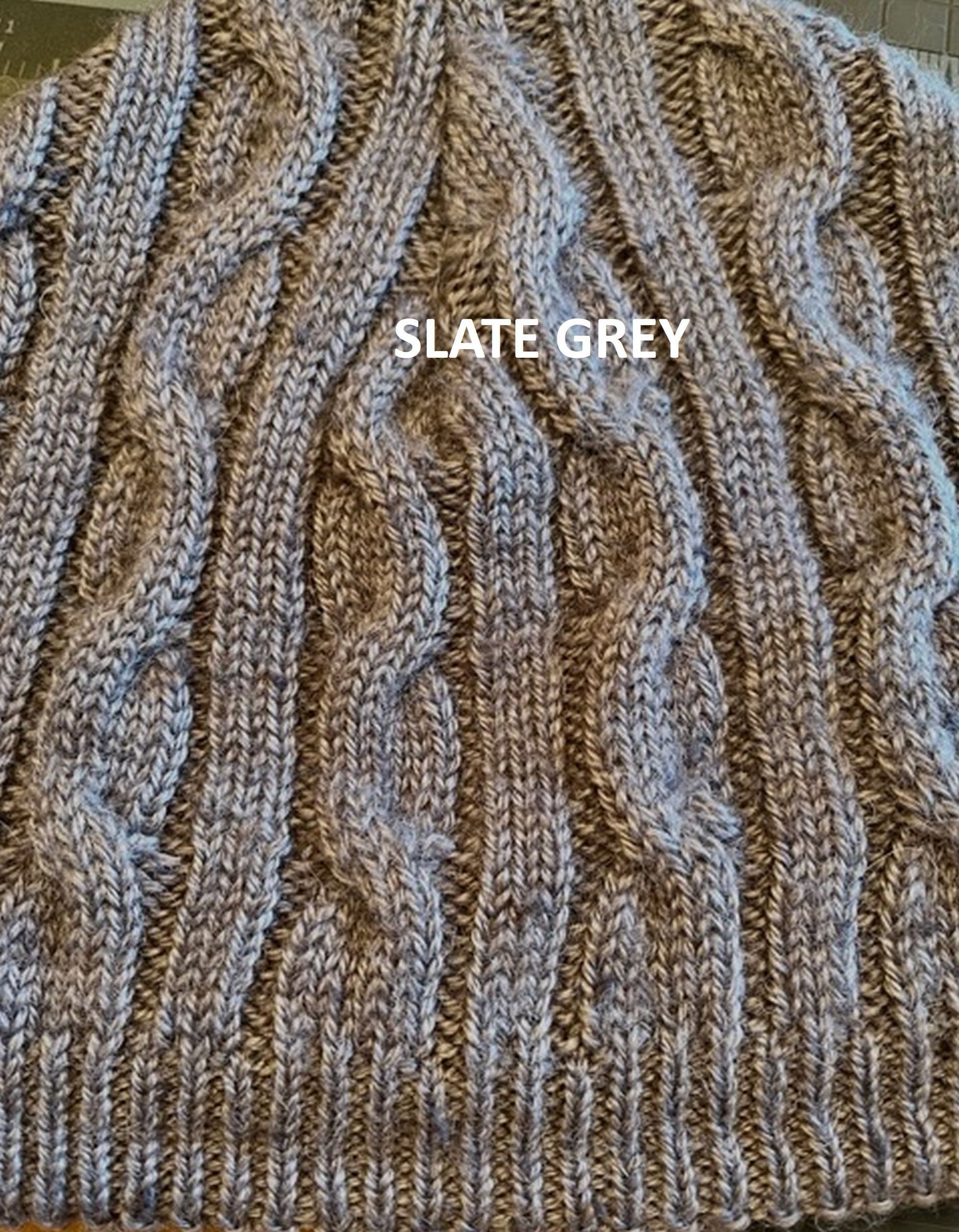 Alpaca Beanie Cable Design