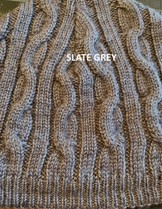 Alpaca Beanie Cable Design