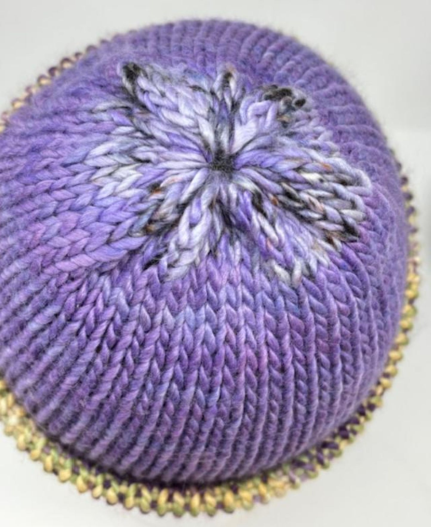 Beanie, Suri Alpaca and Wool Blend, Double Thick Reversible Winter Hat with Brim