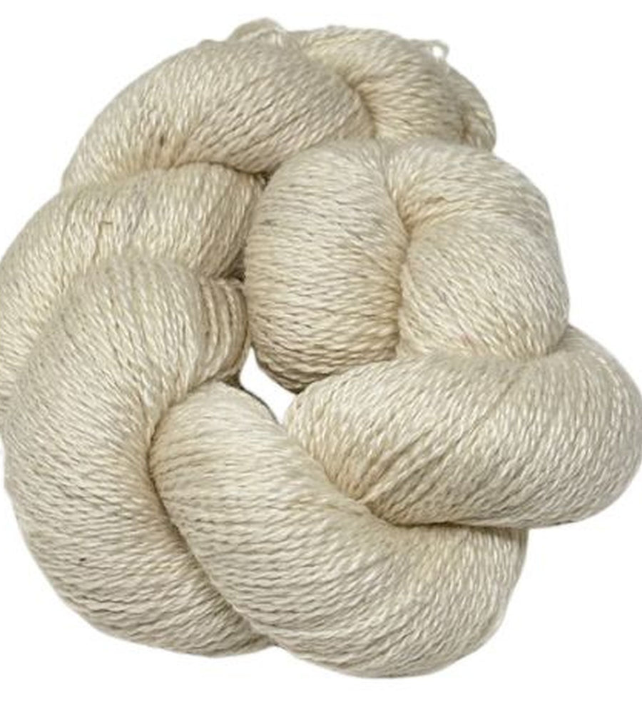 White Suri Alpaca Blend, Fingering Weight 2 Ply