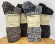 Alpaca All Season Crew Socks-2PointFarmAlpacas